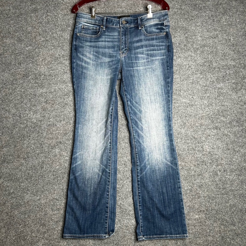 White House Black Market Slim Boot Everyday Soft Mid-Rise Blue Jeans 8S